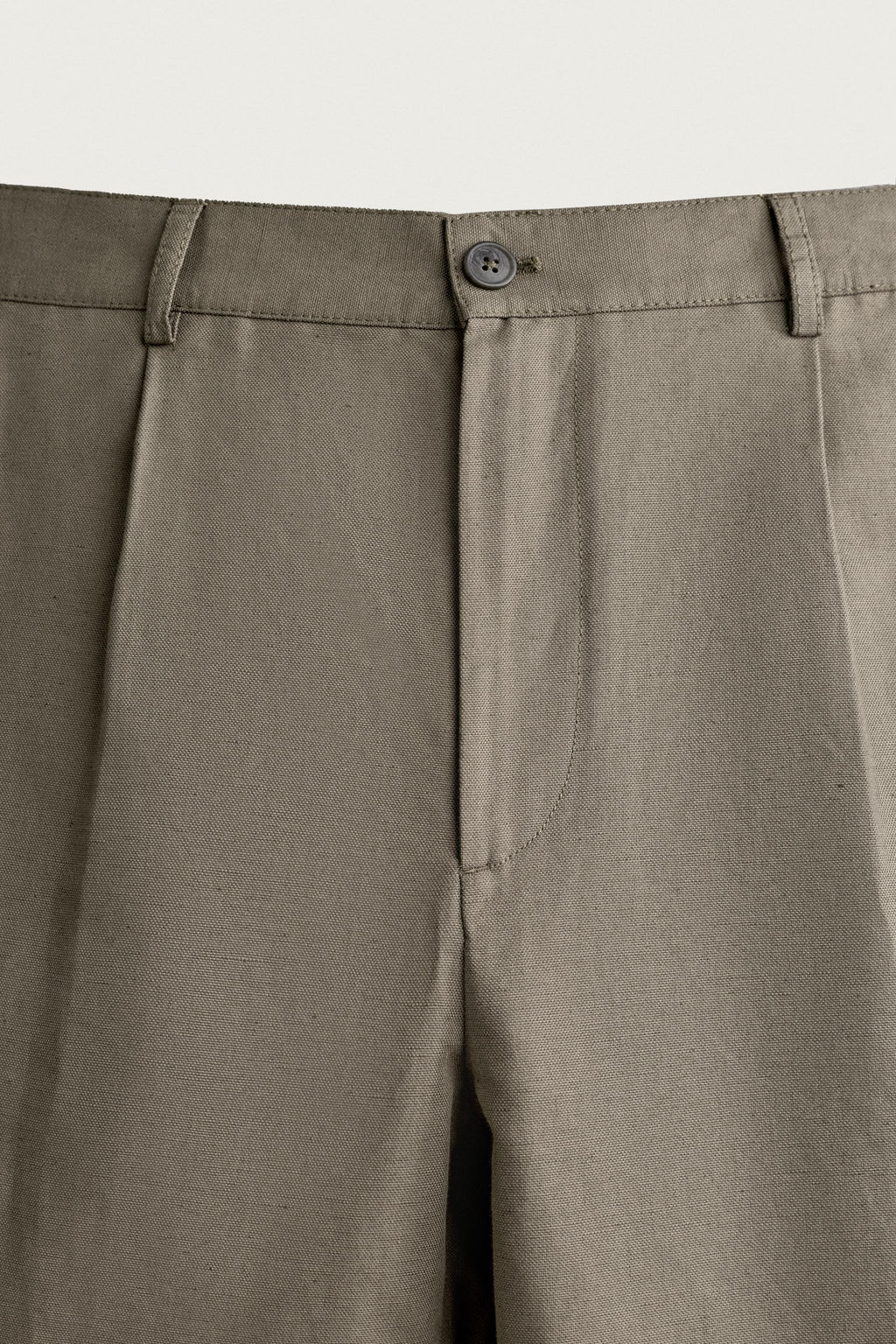 PANTAL?N RELAXED FIT ALGOD?N - LINO / Khaki