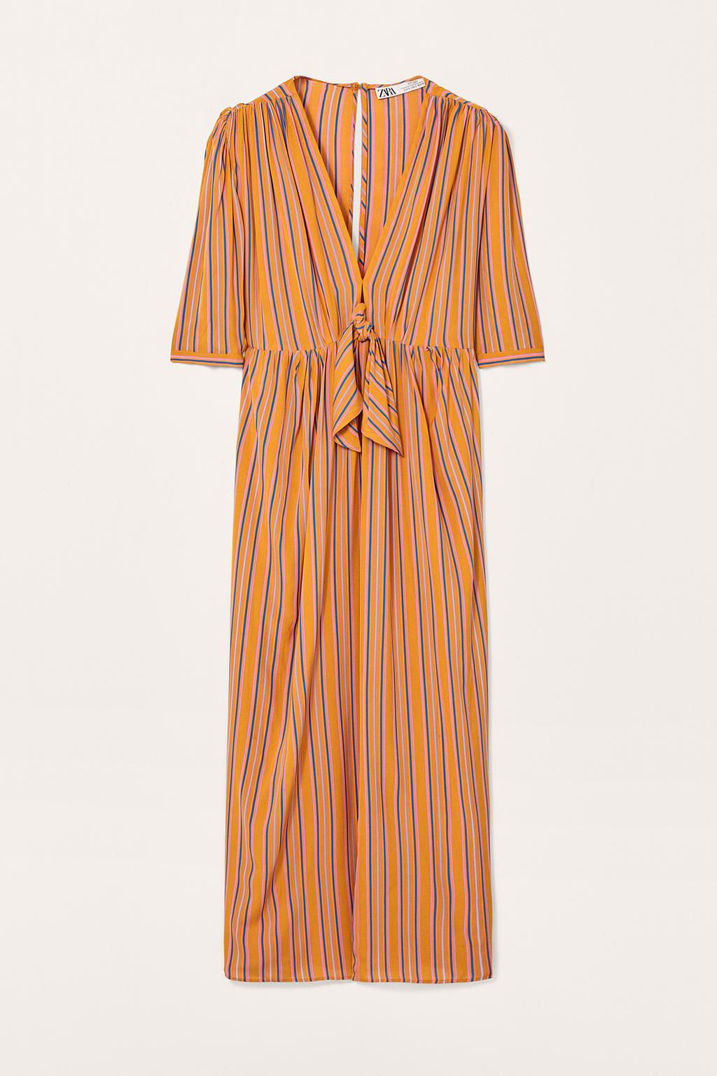 LIMITED EDITION STRIPED MIDI DRESS - Zara фото 6