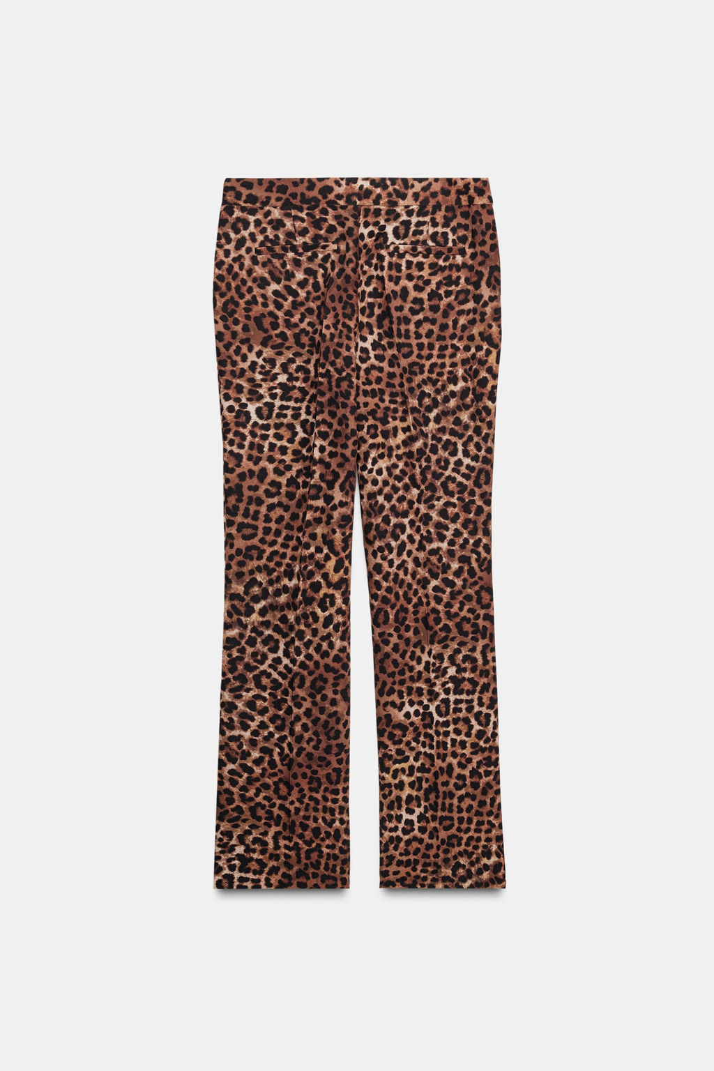 ANIMAL PRINT FLARE TROUSERS - Zara фото 9