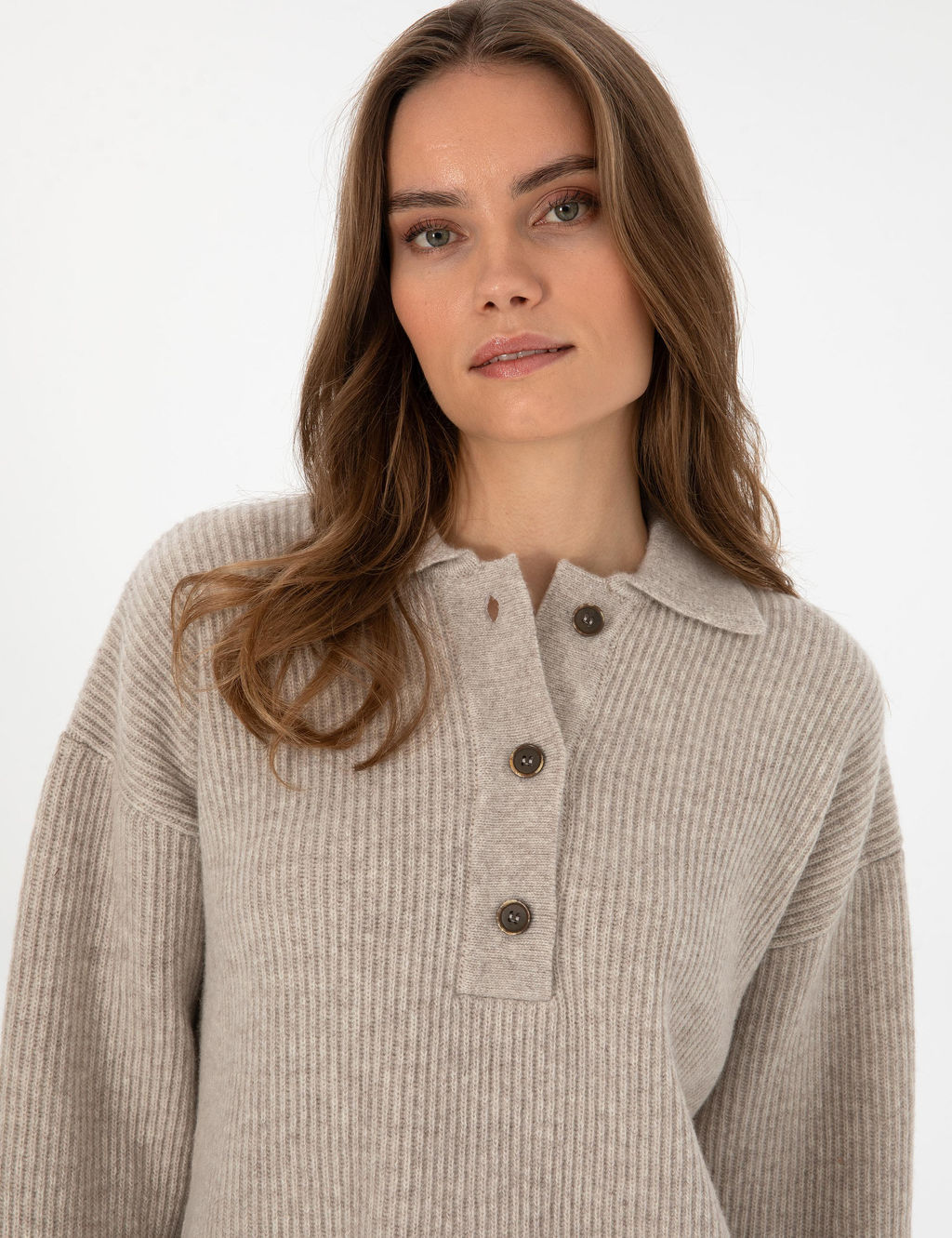 Bej Comfort Fit Y_n Kazak - Pierre cardin фото 2