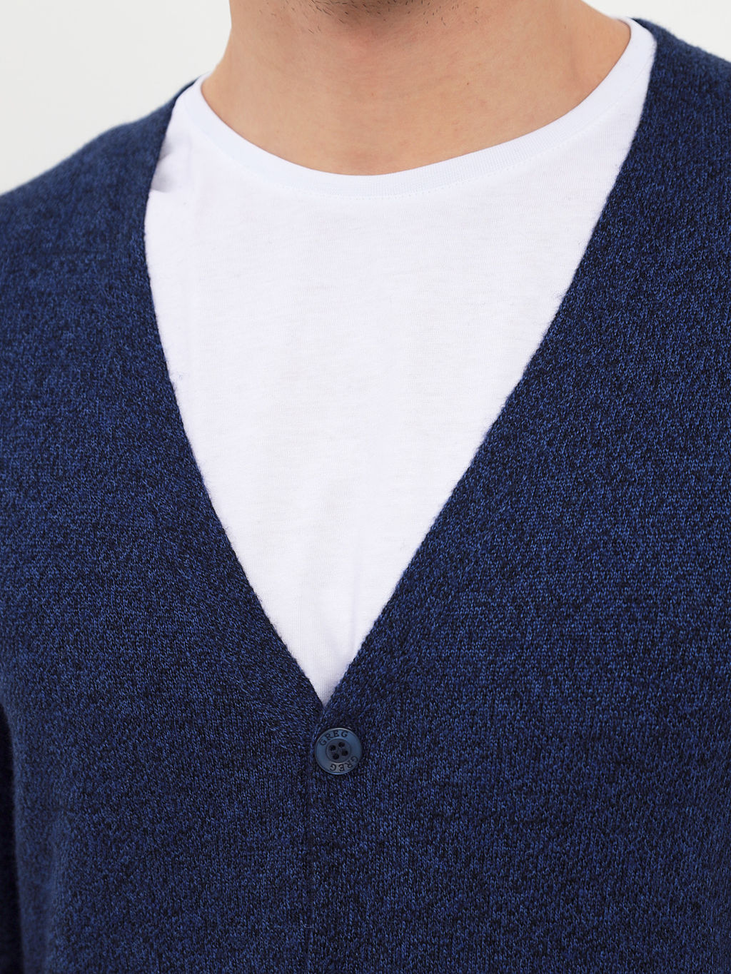 Кардиган мужской GREG G135-DA53 синий/голубой  фото 3