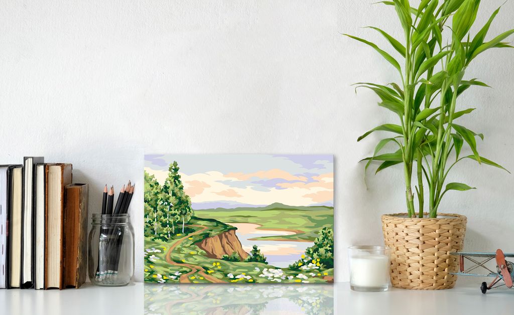 ФРЕЯ PNB/PS-094 Набор для раскрашивания по номерам 30 х 20 см Родные берега  фото 6