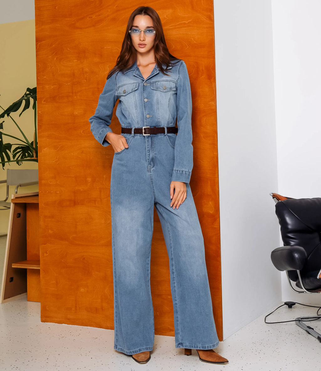 Комбинезон #КТ5006 (2), голубой