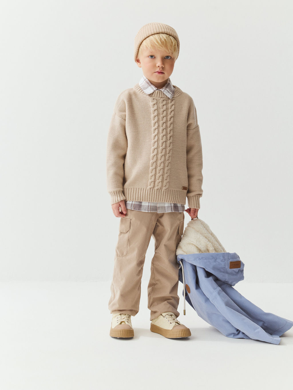 Брюки демисезонные Беж - Bungly фото 3