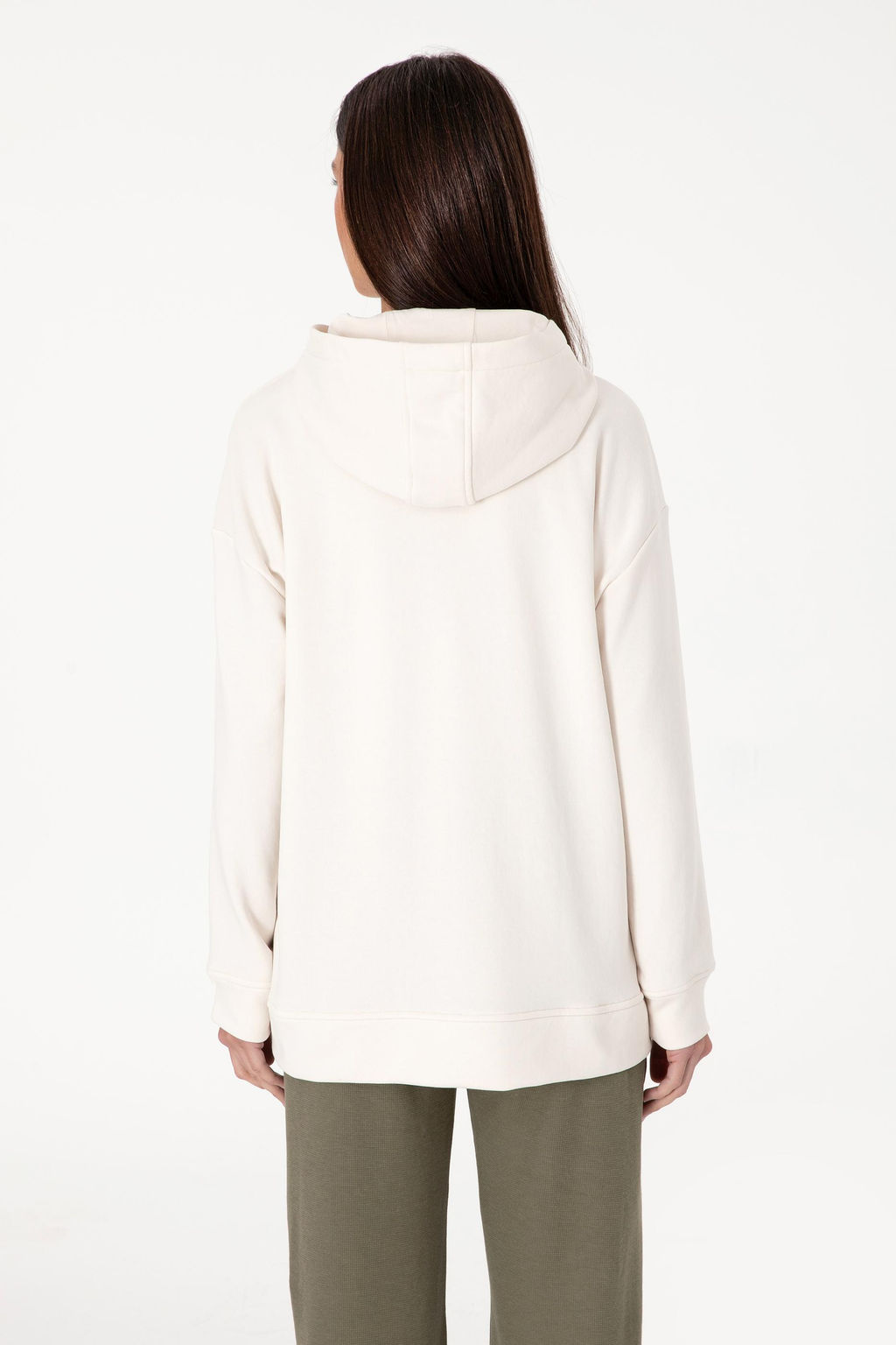 Kad_n Krem Sweatshirt Sepette S_rpriz _ndirim - U.s. polo assn фото 12