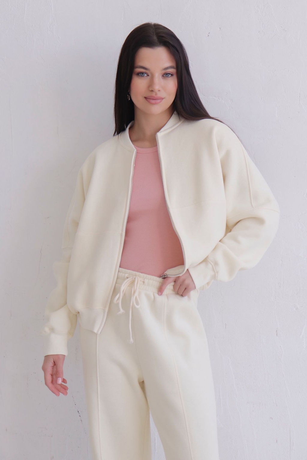 12347 Трикотажный костюм молочный - Martichelli фото 13