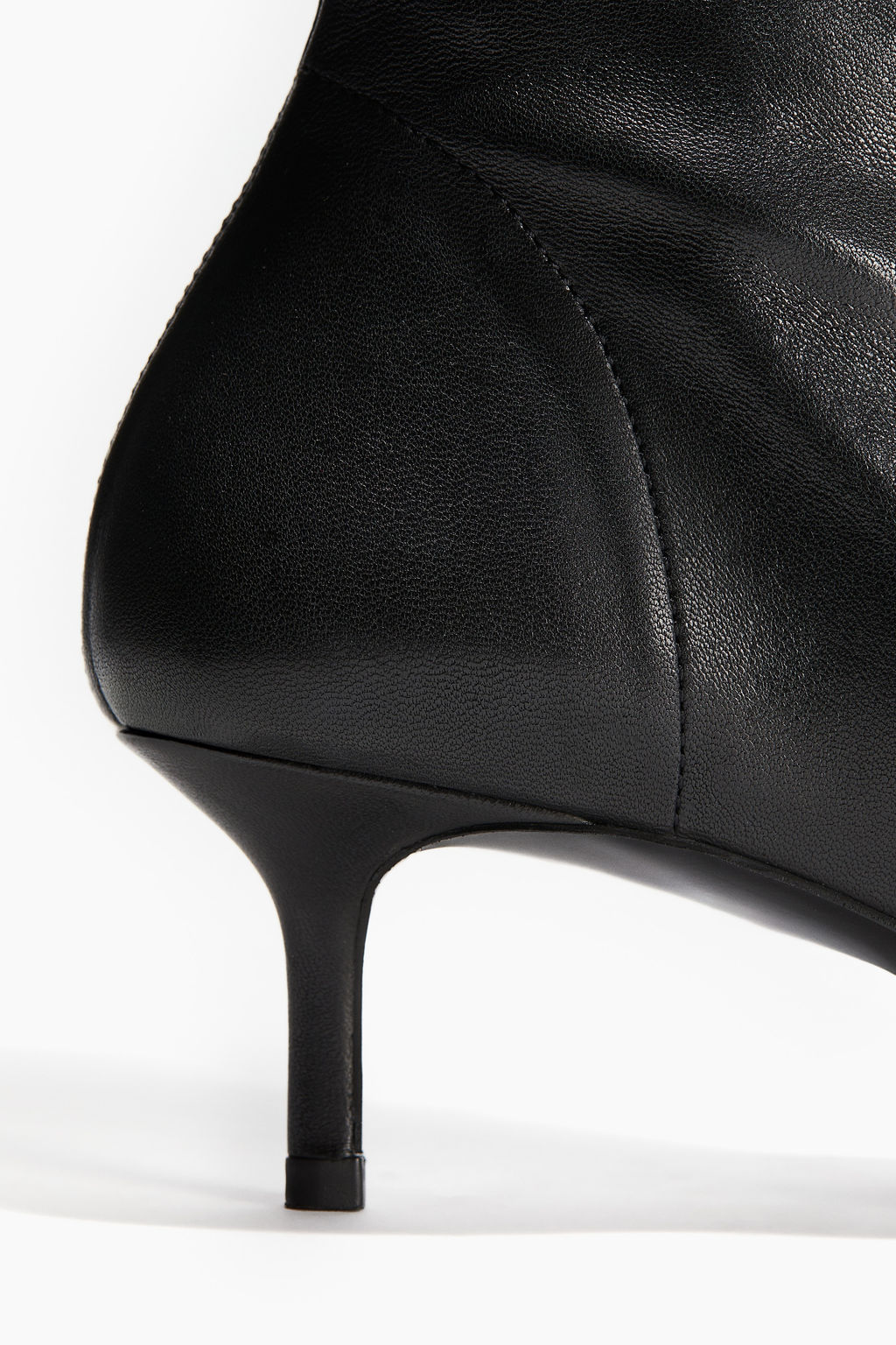 Botas calcet?n de piel con tac?n - H&m фото 5