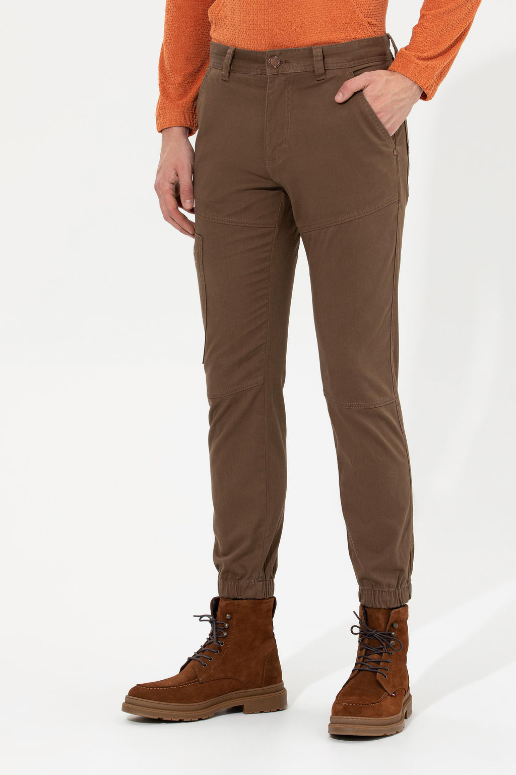Мужские холщовые брюки цвета кокоса - U.s. polo assn фото 16