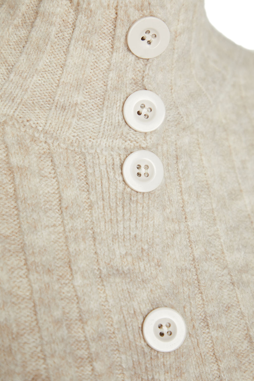 Sar? Genis Kal?p Yumusak Dokulu Dik Yaka Triko Kazak TWOAW21KZ0783 - Trendyolmilla фото 13