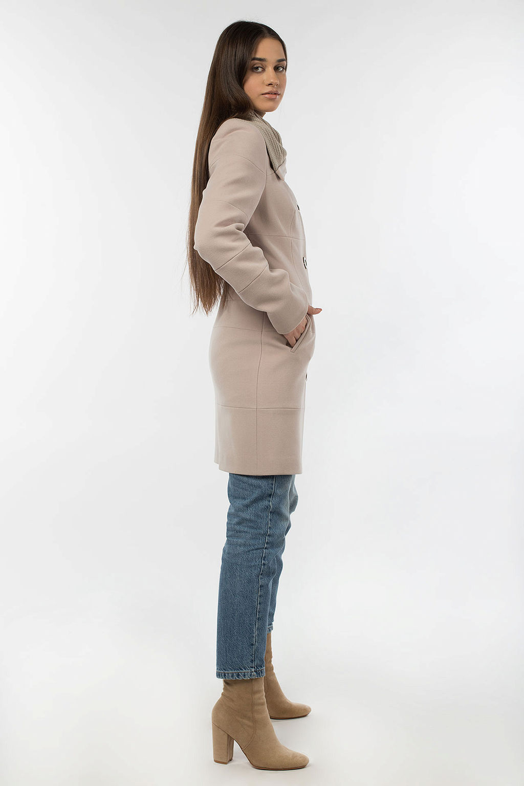 13-1095 Пальто женское демисезонное