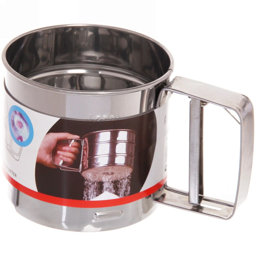 Цена за 2 шт. Кружка-сито металлическая 10*9.5см