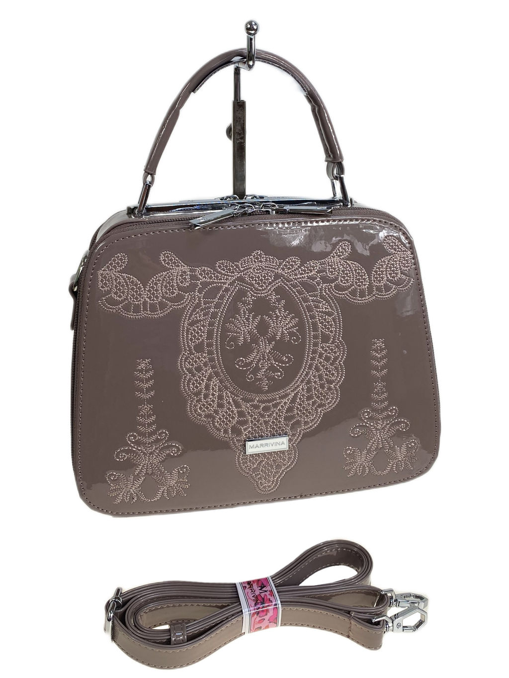 Женская сумка из искусственной кожи, цвет хаки