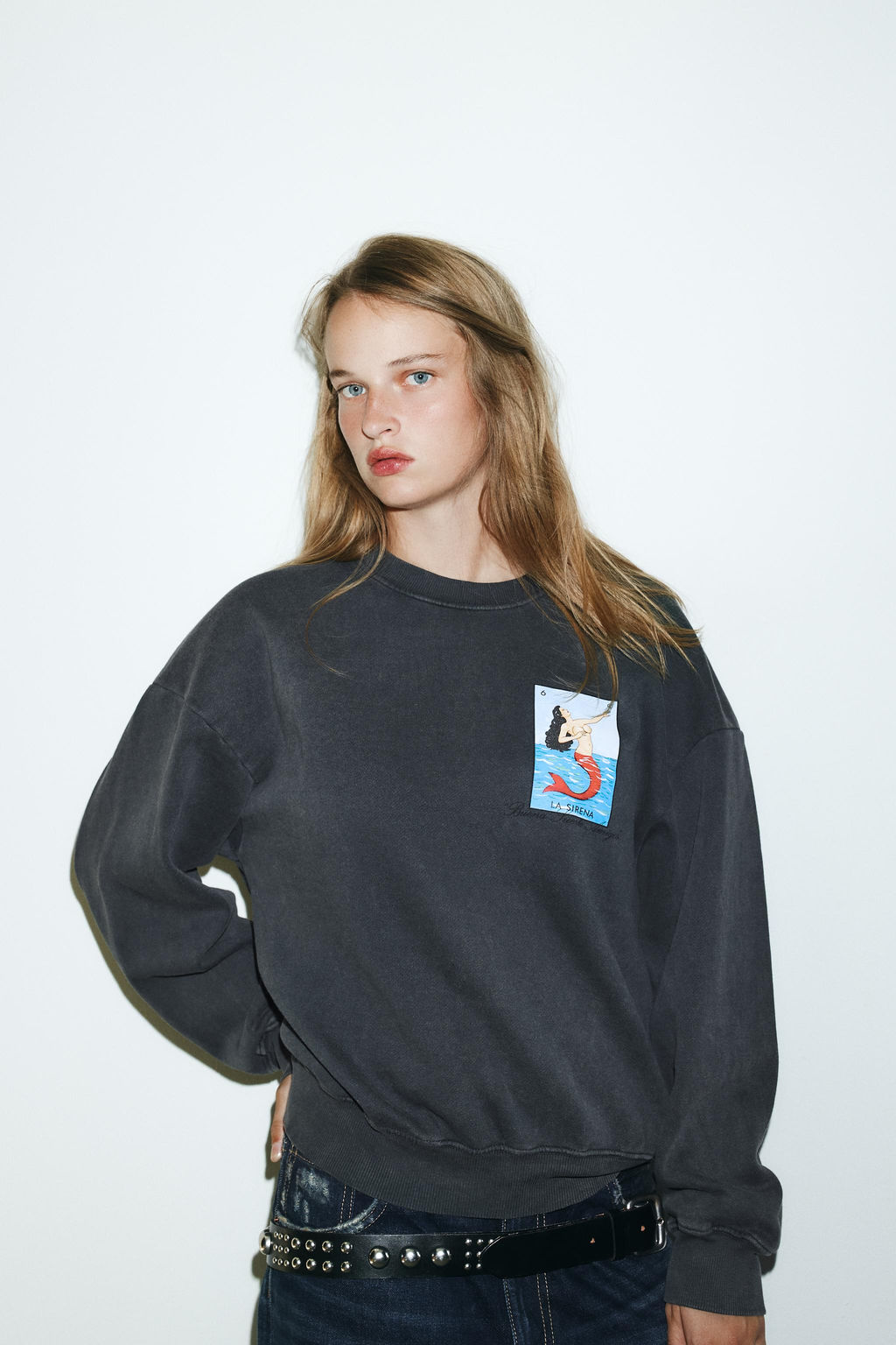 DON CLEMENTE® WASHED EFFECT SWEATSHIRT