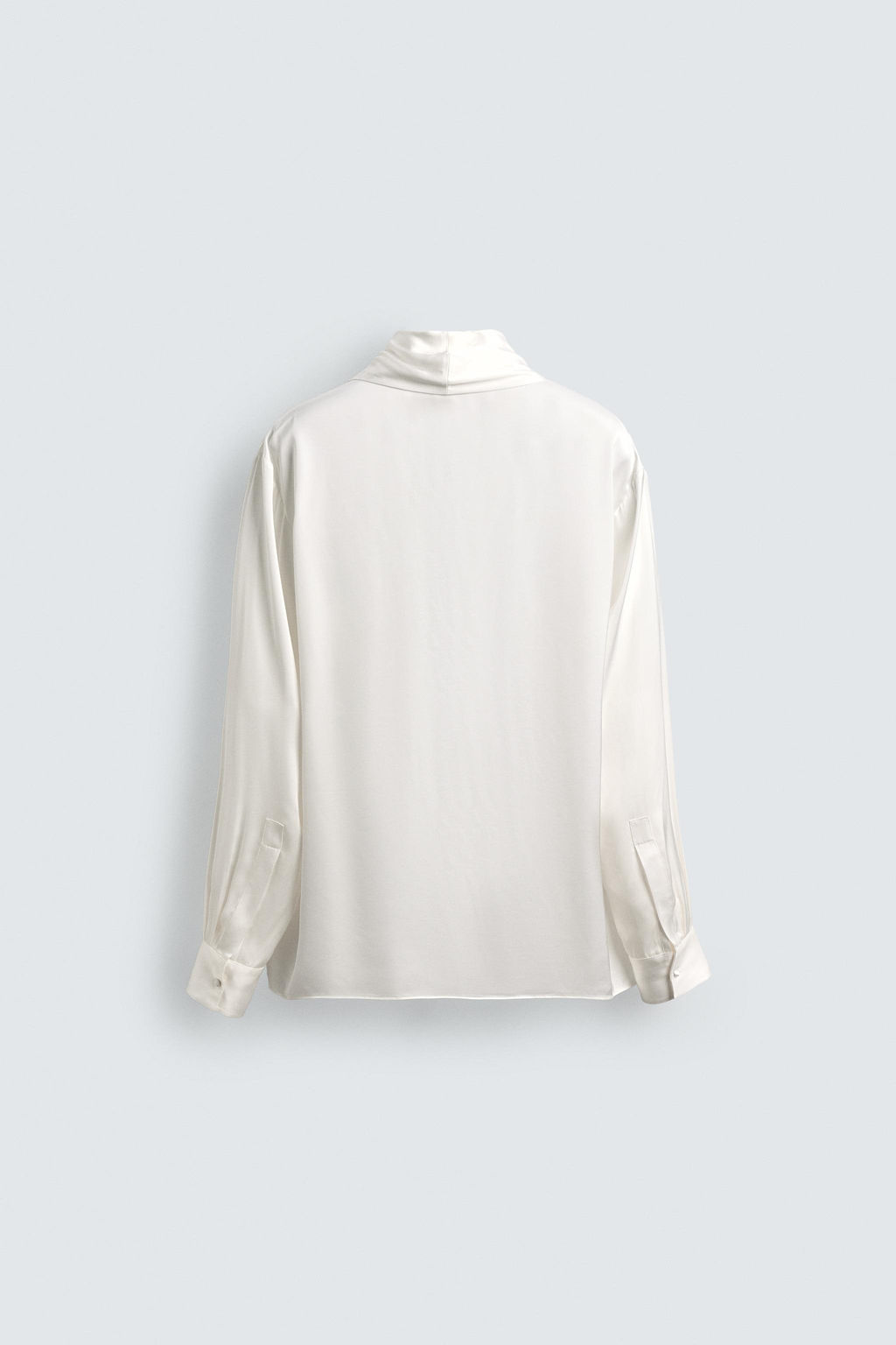 LIMITED EDITION FLOWING SHAWL COLLAR SHIRT - Zara фото 8