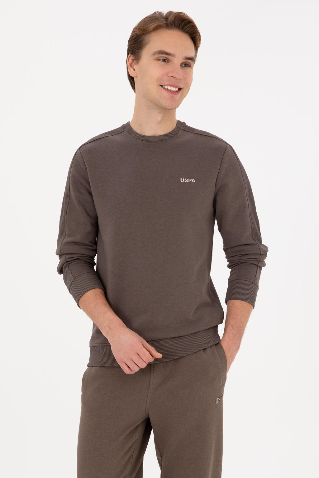 Erkek Vizon Sweatshirt Sepette S_rpriz _ndirim - U.s. polo assn фото 10