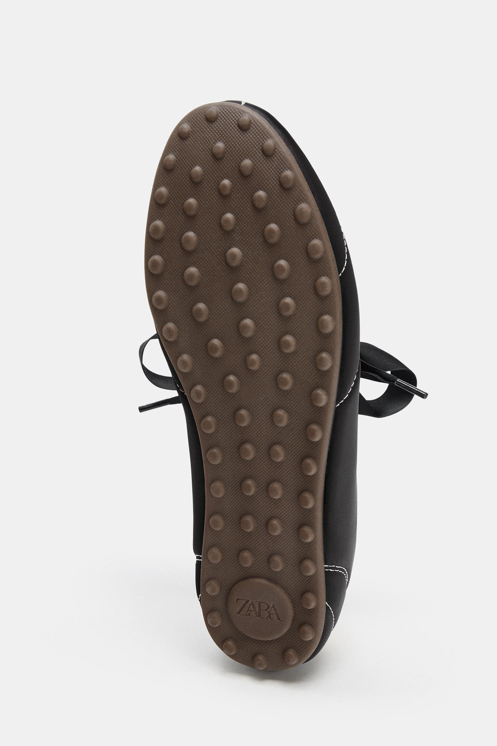SPORTY TOPSTITCHED BALLET FLATS - Zara фото 11