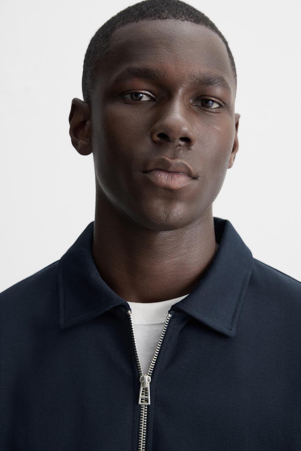 INTERLOCK ZIP POLO SHIRT - Zara фото 6