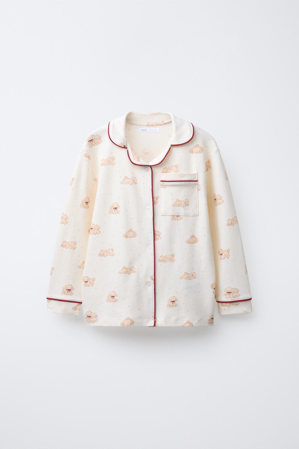 AGES 6-14 / PUPPY PRINT PYJAMAS - Zara фото 2