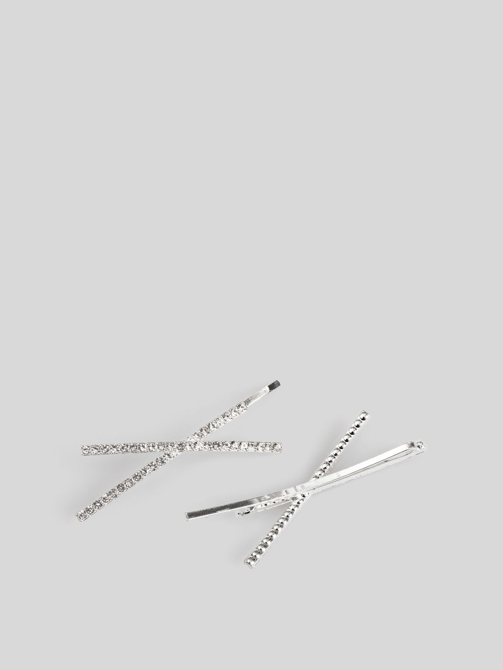 ACOOLA / Набор из 2 заколок для волос дет. Iksy серебристый