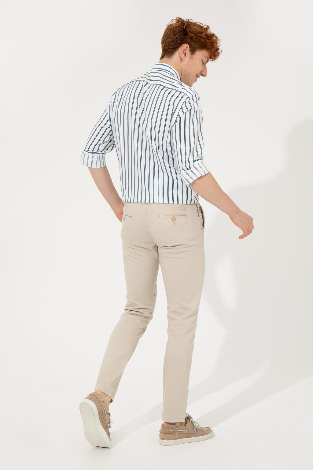 U. S. Polo Assn / Мужские брюки чинос Stone - U.s. polo assn фото 4