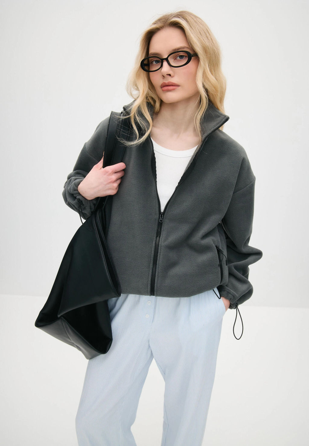 Толстовка oversize 26234-545 флис - Avese фото 73