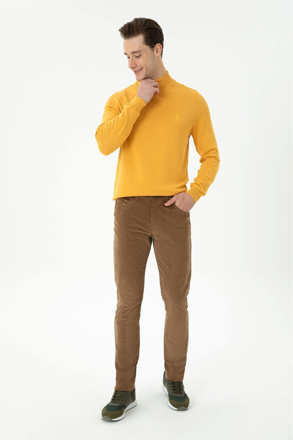 U. S. Polo Assn Мужские брюки из парусины светло-коричневого цвета - U.s. polo assn фото 8