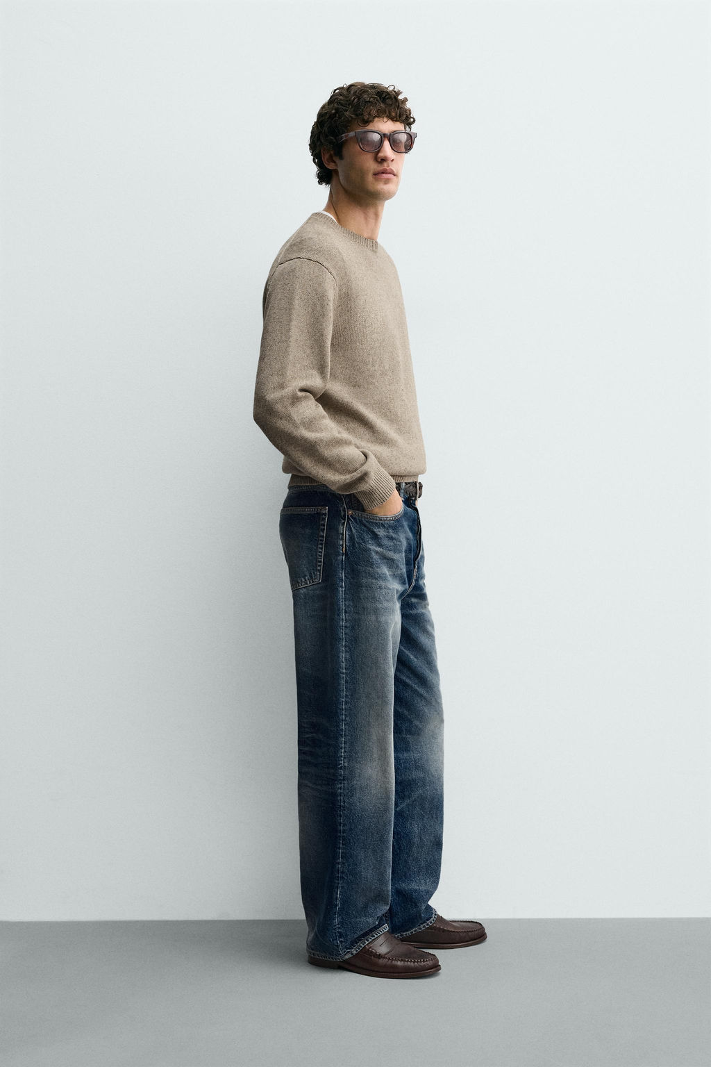 JERSEY ALGOD?N - LINO / Camel medio - Zara фото 4