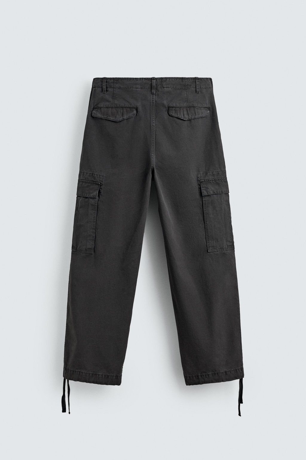 PANTAL?N CARGO RELAXED FIT LAVADO / Petr?leo - Zara фото 9