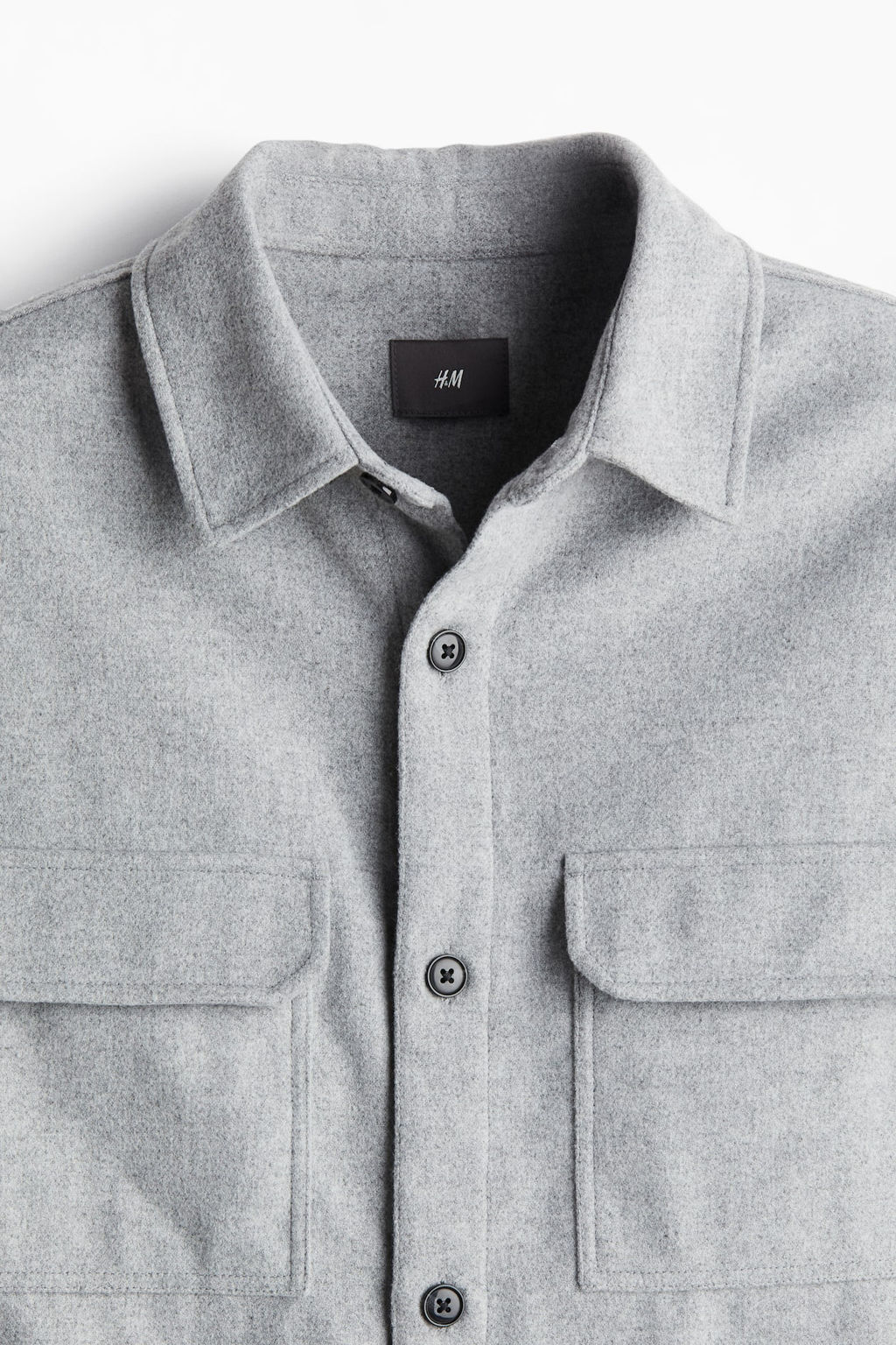 Sobrecamisa de fieltro Regular Fit - H&m фото 6