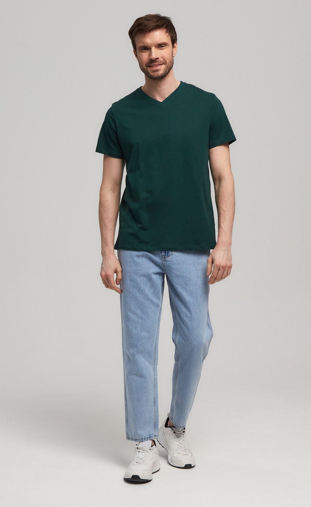 Футболка F111-6000b-V d.green - Fine joyce фото 2