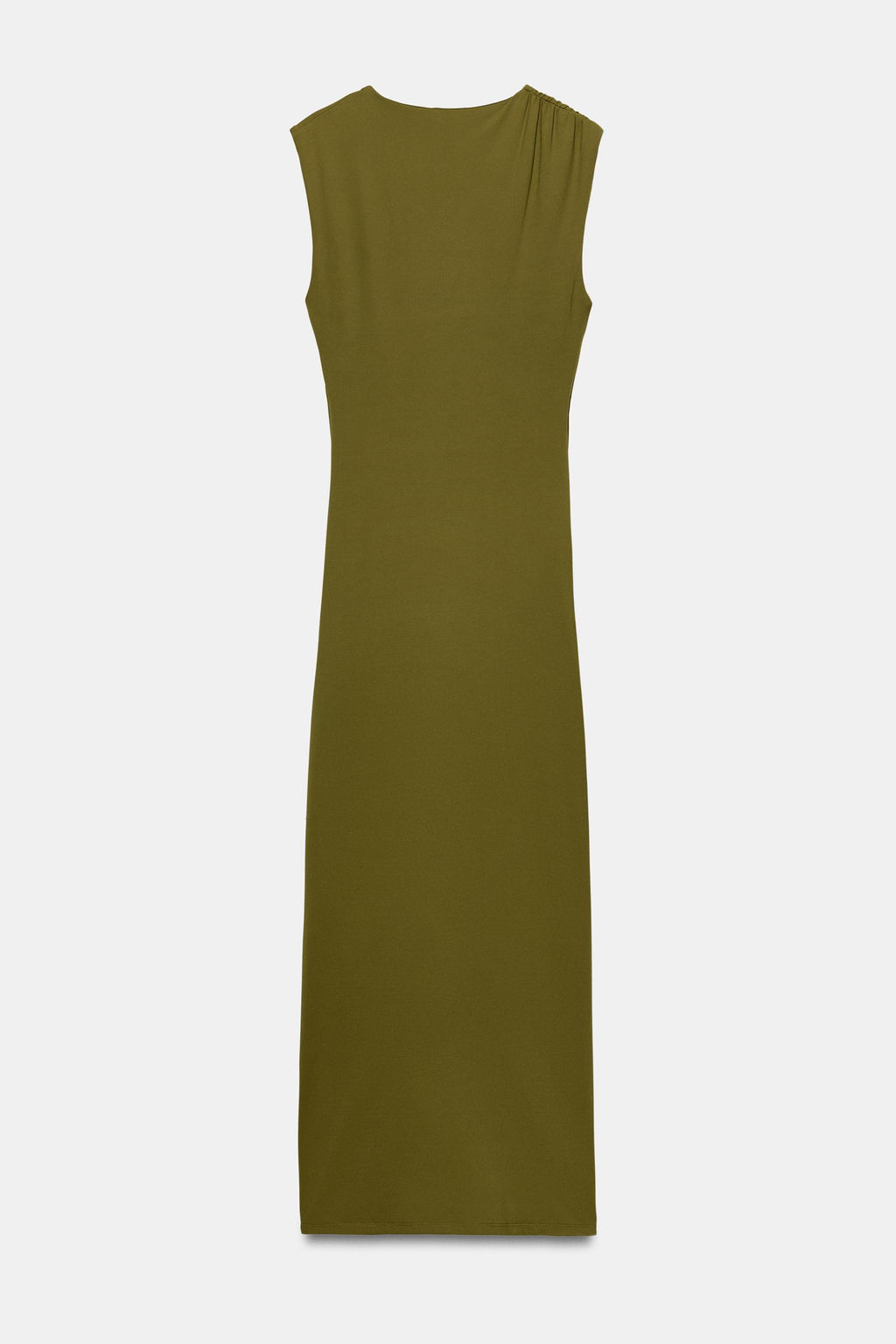 VESTIDO MIDI DRAPEADO / Oliva - Zara фото 9