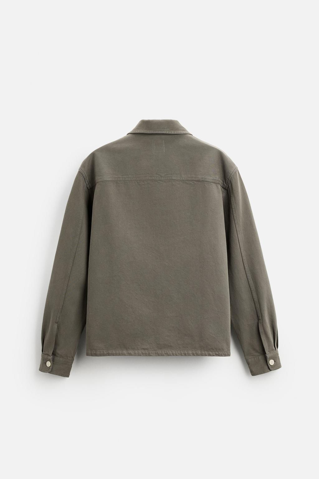 BOXY FIT DENIM OVERSHIRT - Zara фото 6