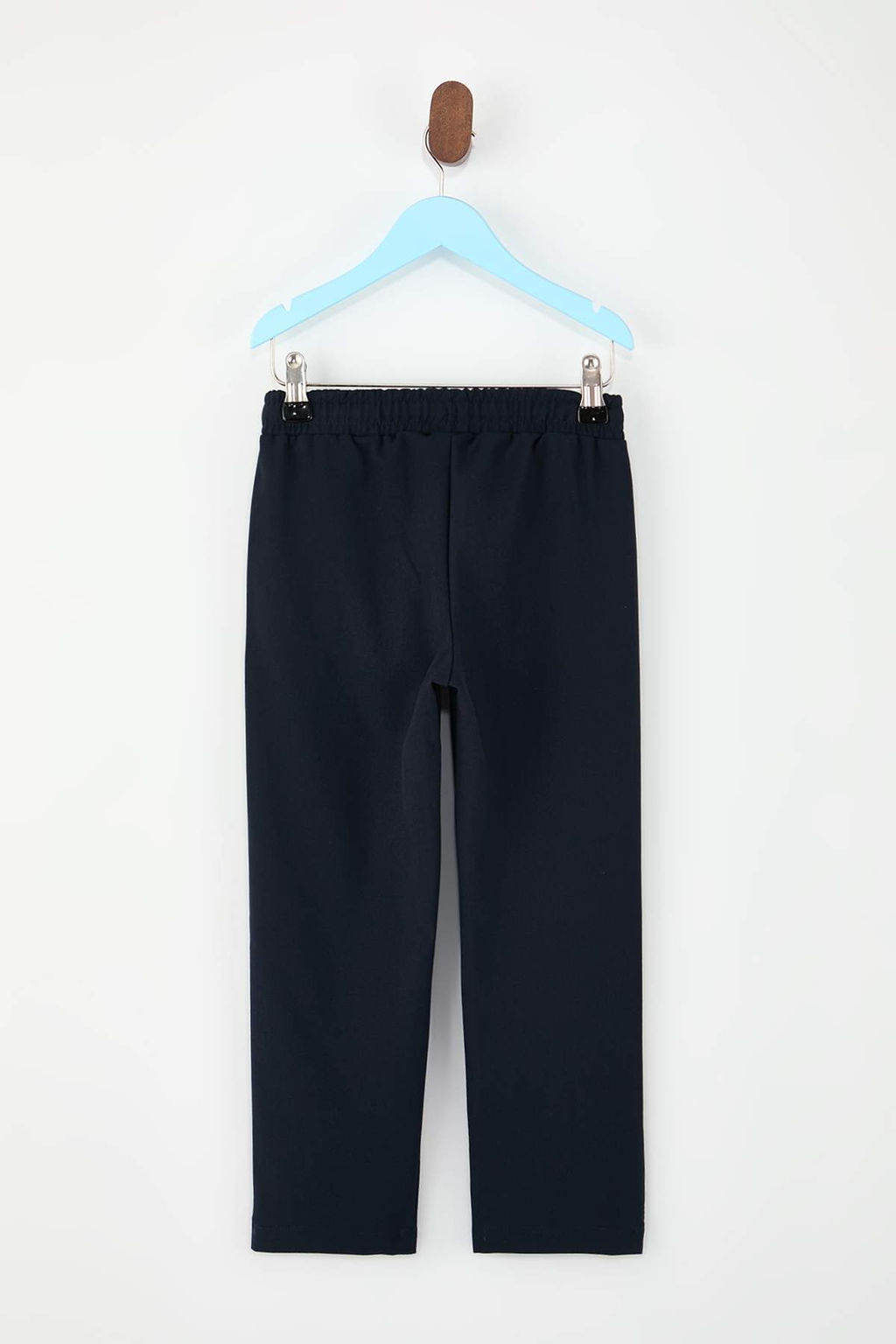 Lacivert Erkek Cocuk Duz Dokuma Pantolon TKDSS26PL00006 - Trendyolmilla фото 5