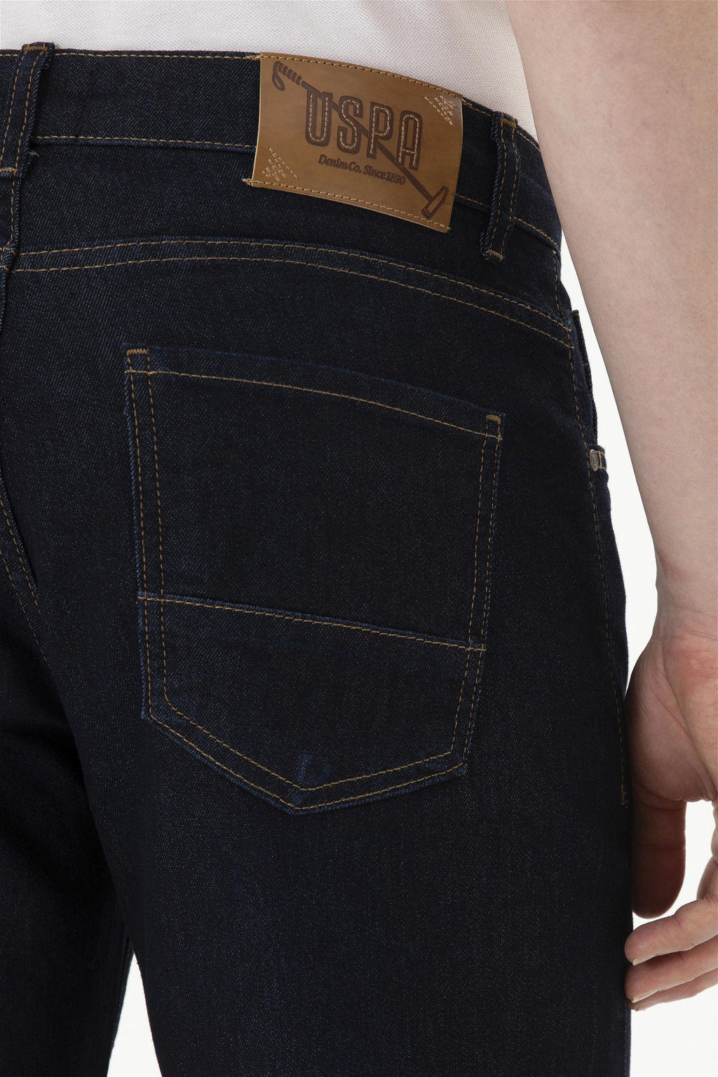 Мужские темно-синие джинсовые брюки - U.s. polo assn фото 7