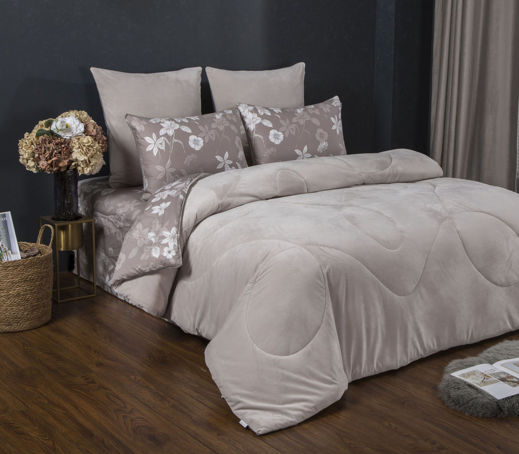 Комплект с одеялом Киара (капучино платина) ABC Cotton