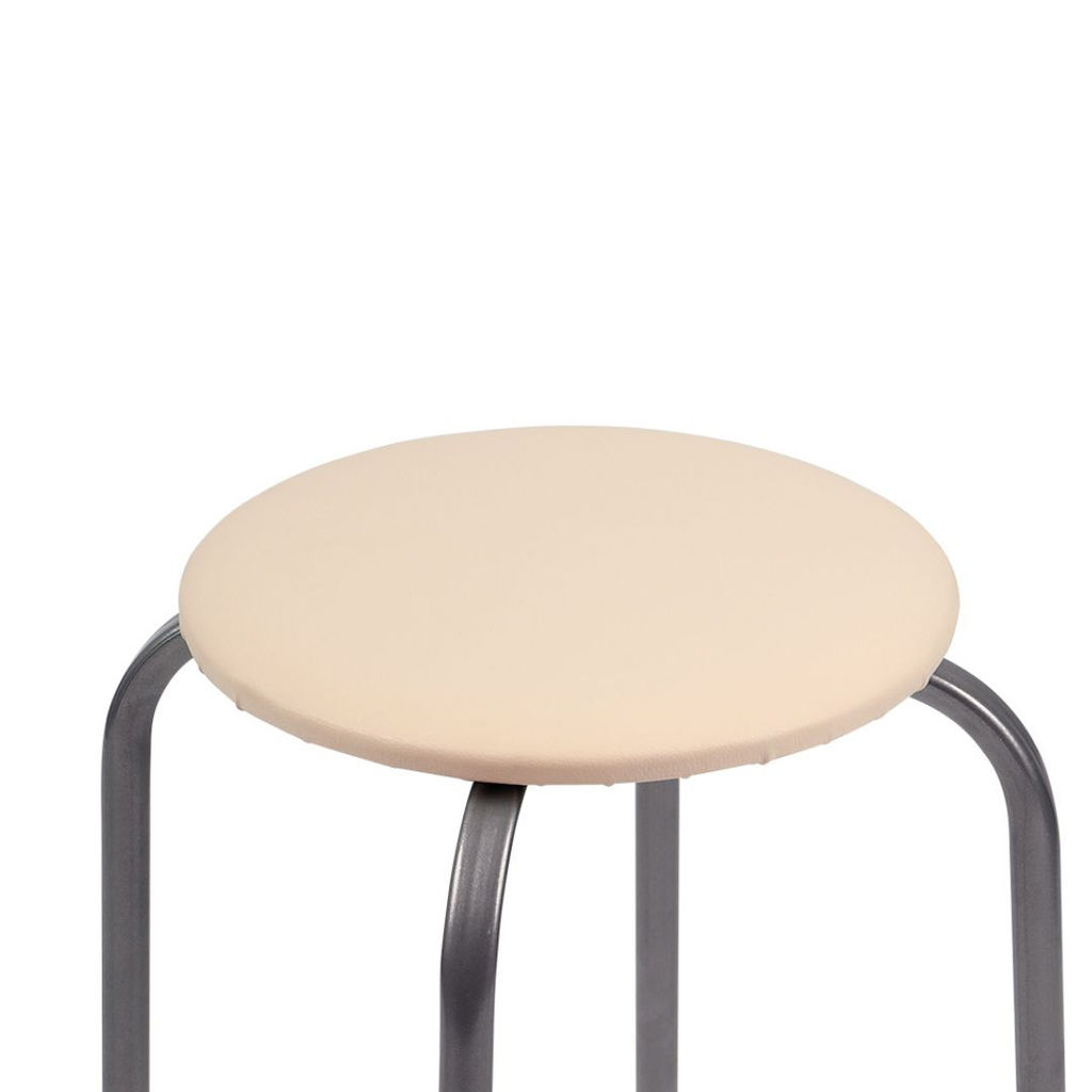 Табурет Эконом (ТБ1/СЛ слоновая кость) - Nika фото 3