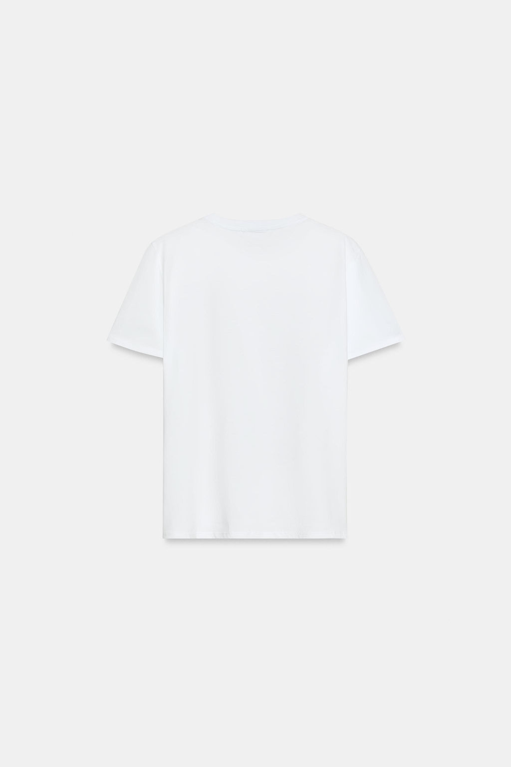 CAMISETA METALIZADA MANGA CORTA / Dorado