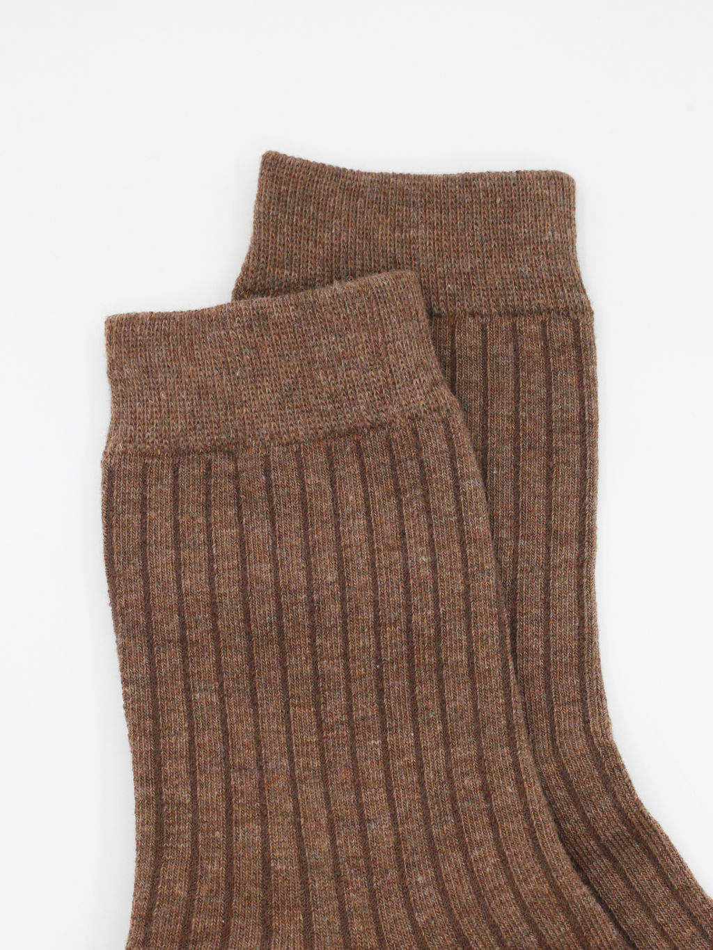 Носки р.40-45 Рельефные Коричневые - Krumpy фото 3