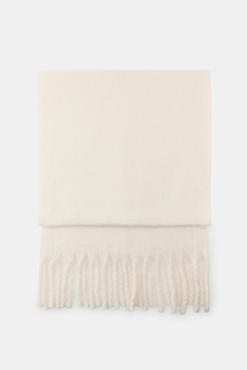 PLAIN FRINGED SCARF - Zara фото 4