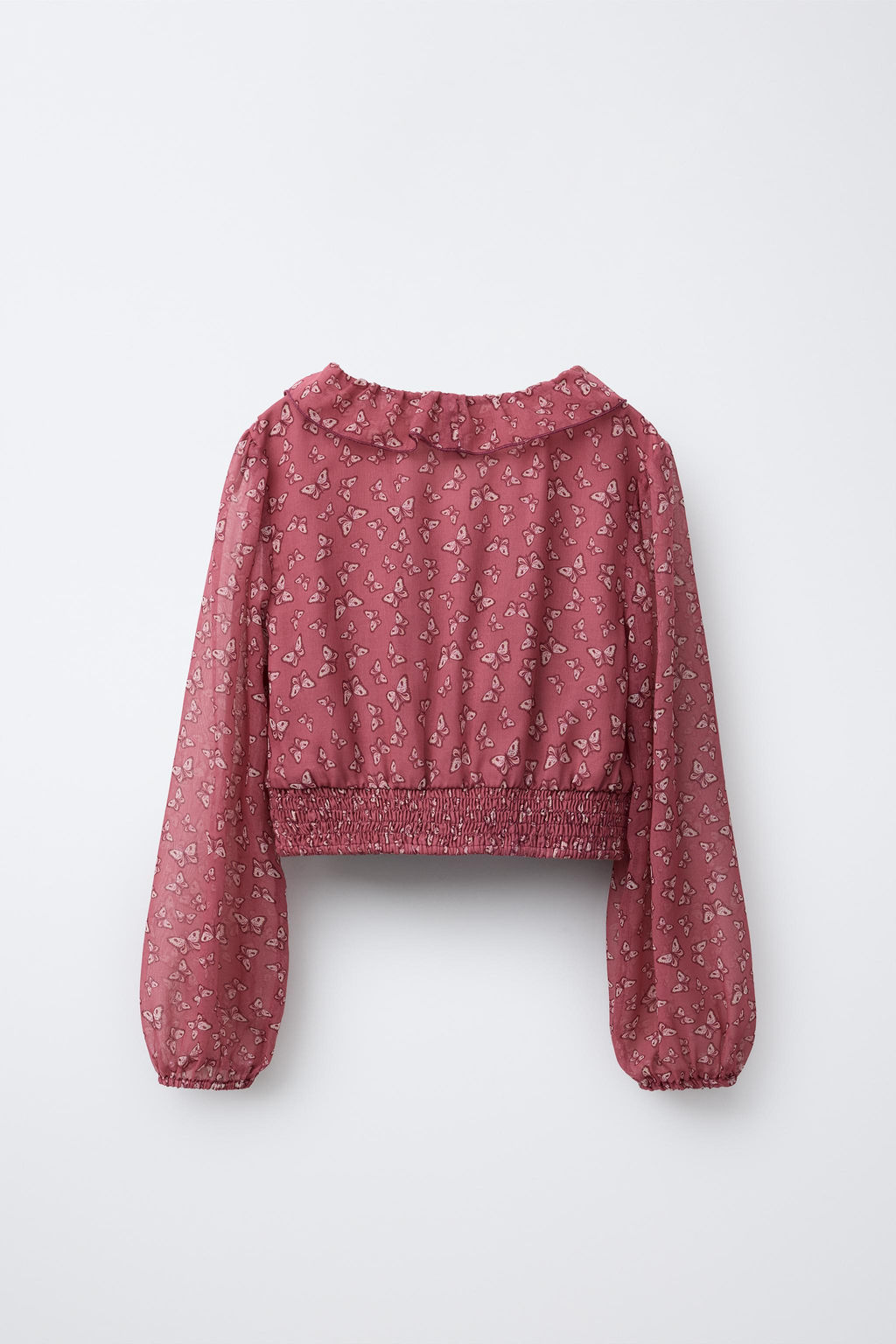 BUTTERFLY PRINT BLOUSE - Zara фото 2