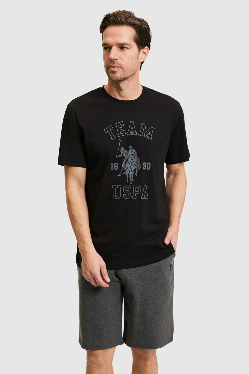 Erkek Siyah Pijama Tak_m_ - U.s. polo assn фото 2