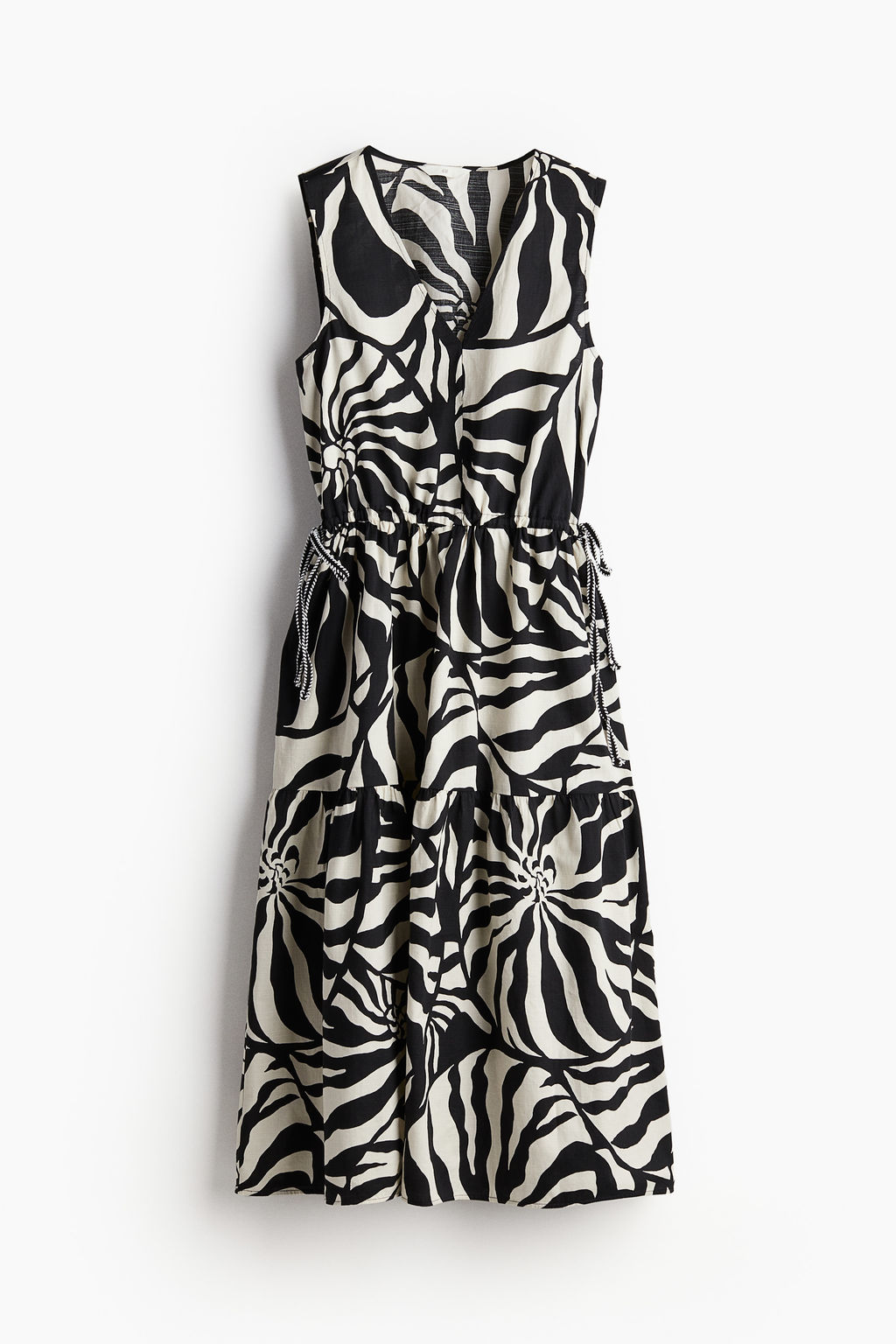 Vestido de algodon con cordon de ajuste - H&m фото 7