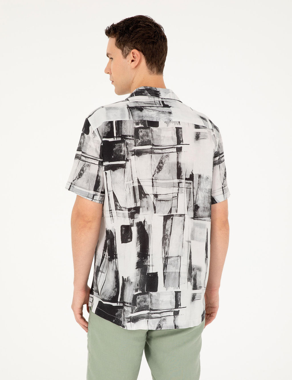 Siyah Comfort Fit K_sa Kollu G_mlek - Pierre cardin фото 5