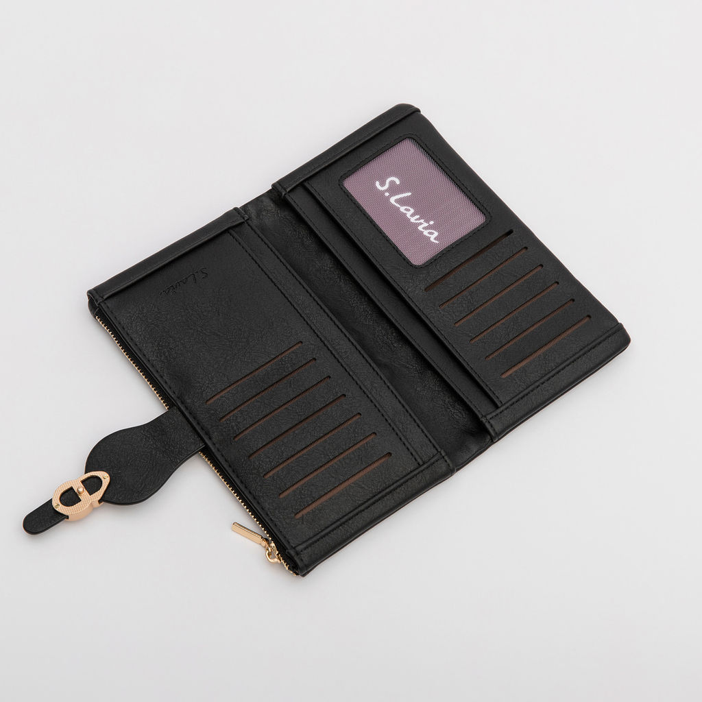 Чёрное портмоне S.Lavia  фото 3