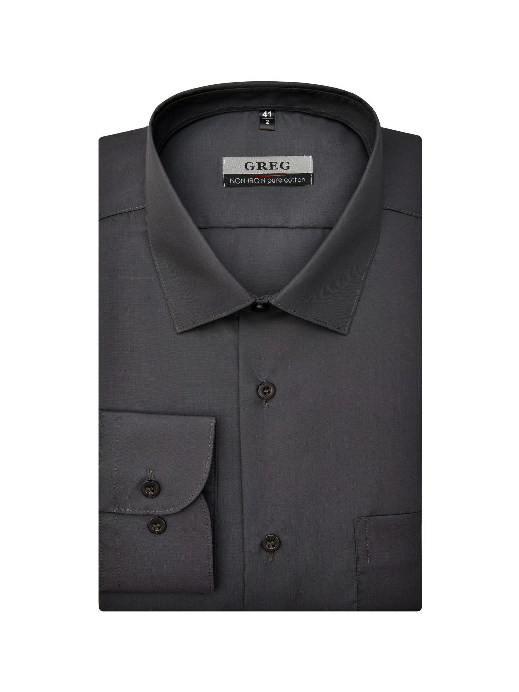 Сорочка мужская длинный рукав GREG 330/211/7247