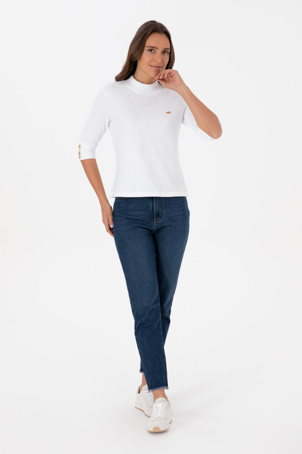 Kad_n Beyaz Sweatshirt Sepette S_rpriz _ndirim - U.s. polo assn фото 4