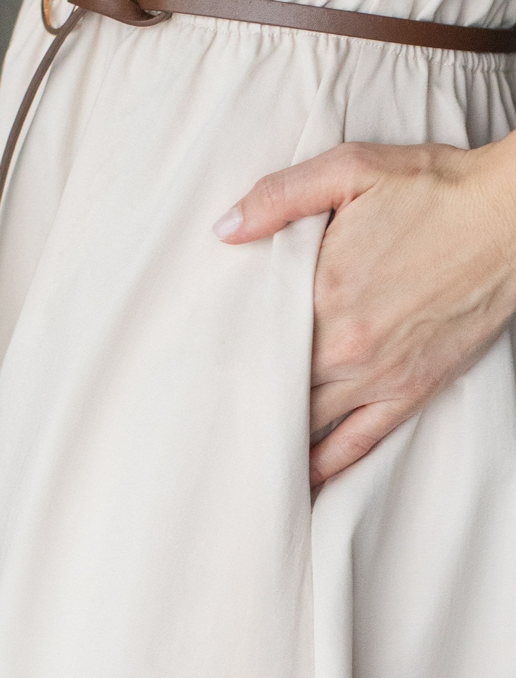 Платье в стиле сафари с отложным воротником - Vilatte фото 2