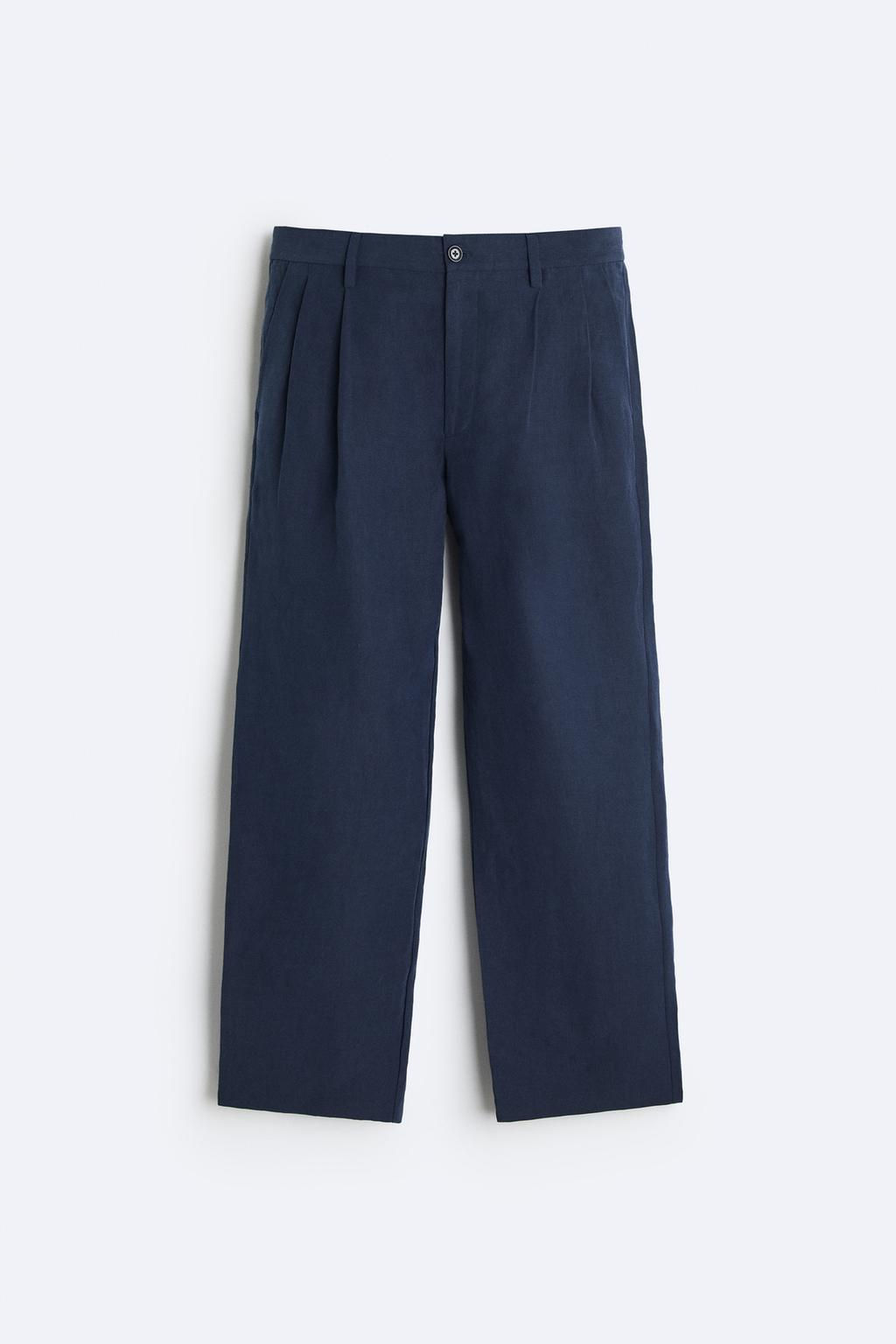 LINEN - SILK TROUSERS - Zara фото 6