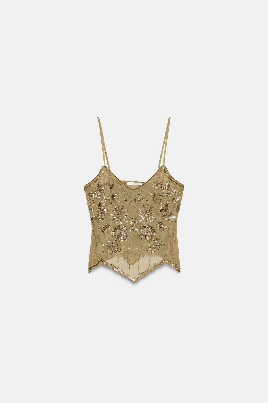 TOP BORDADOS TIRANTES / Khaki