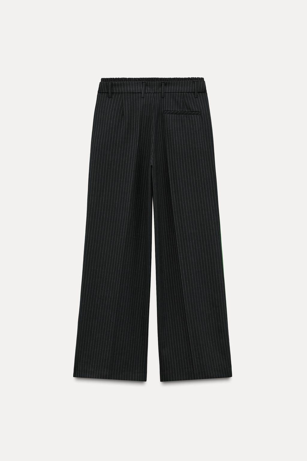 PINSTRIPE TROUSERS WITH BOXER DETAIL - Zara фото 22